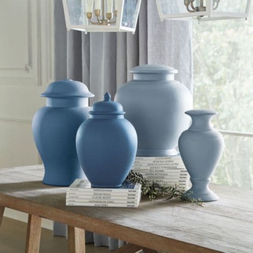 SK French Bisque Lamp Slips in Blue - Matte Glaze Ceramic