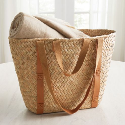 woven market tote