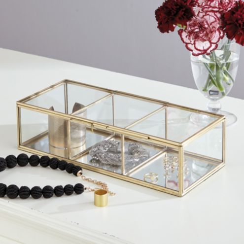 glass jewelry case