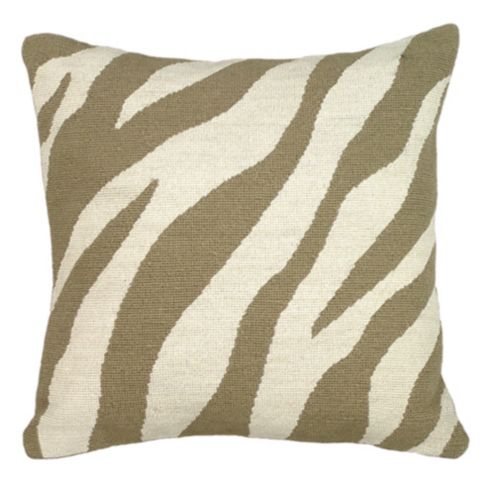 Zebra Needlepoint Pillow Zebra Pillow Zebra Pattern Pillow