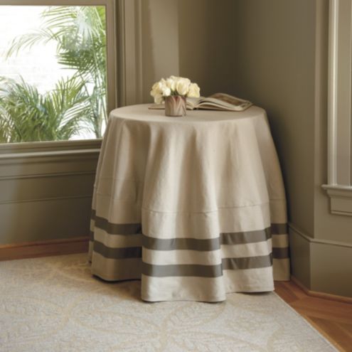 90 inch round tablecloth french