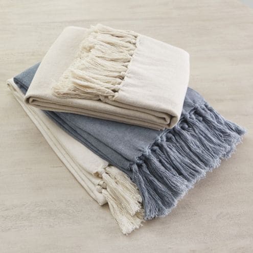 Washed Linen Throw