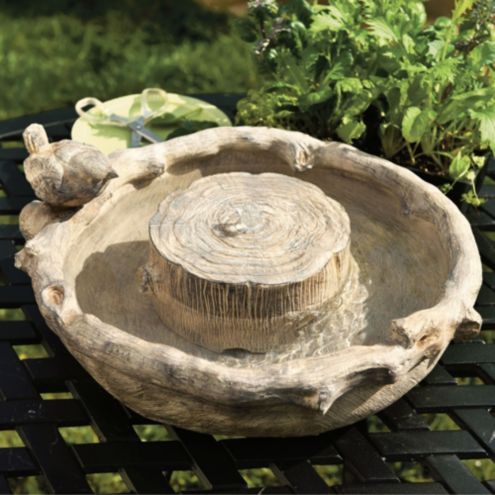 Tabletop Bird Fountain European Inspired Home Decor Ballard Designs