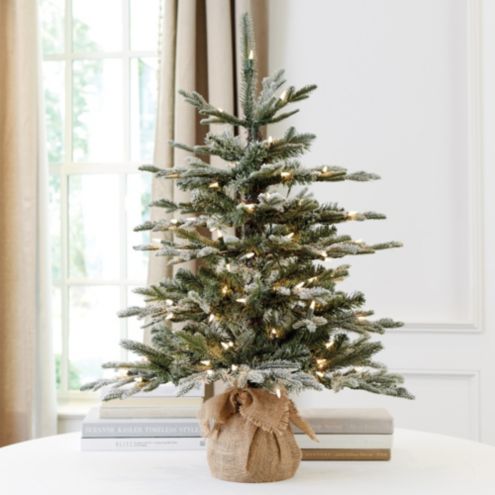 Suzanne Kasler 3' Flocked Frasier Fir Tabletop Tree