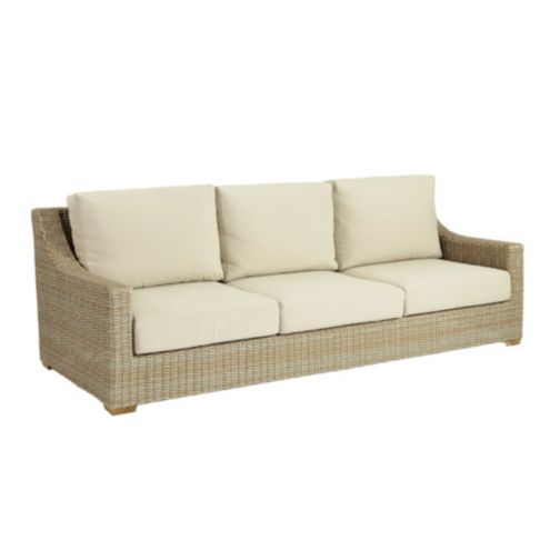 Navio Outdoor Wicker Sofa Ballard Designs