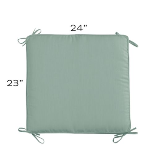 Replacement Ottoman Cushion Cover 24x23 with Zipper