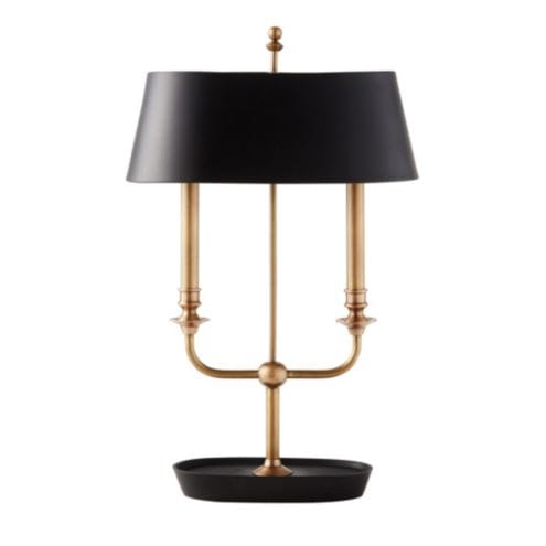 Rosedale Double Arm Candelabra Brass Lamp