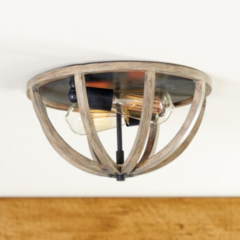 Hudson 2 Light Ceiling Mount Ballard Designs Ballard Designs