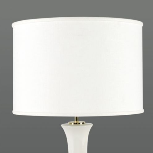 white lamp shade looks yellow when lit