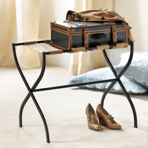 Gaspar Luggage Rack Furniture Ballard Designs