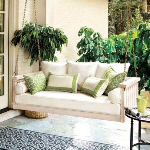 Sunday Porch Swing With Cushions