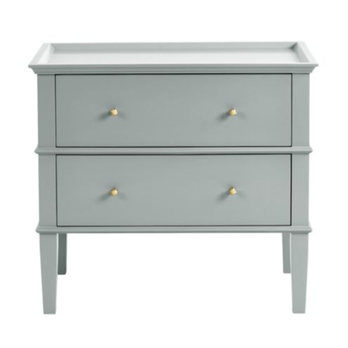 Grace Wood Side Table 2 Drawer