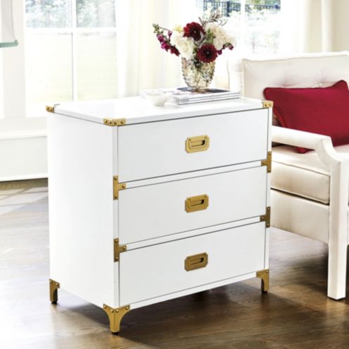 Charlotte 3 Drawer Campaign Chest