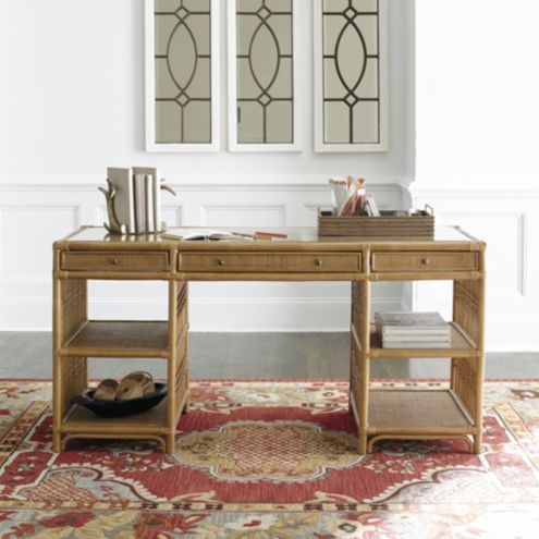 Beverly Rattan Desk