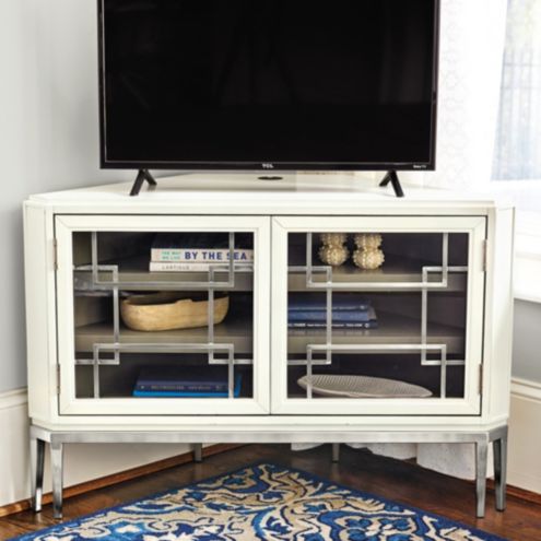 Joselyn Corner Media Cabinet Ballard Designs