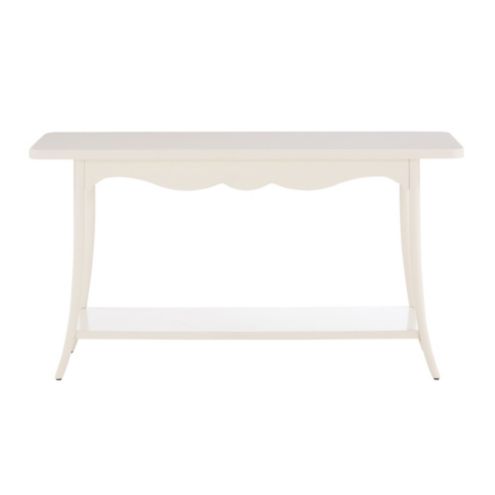 SK Annalise Console with Slender Legs & Open Shelf