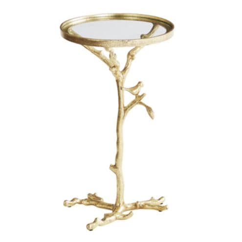 Aviary Gold Bird Side Table