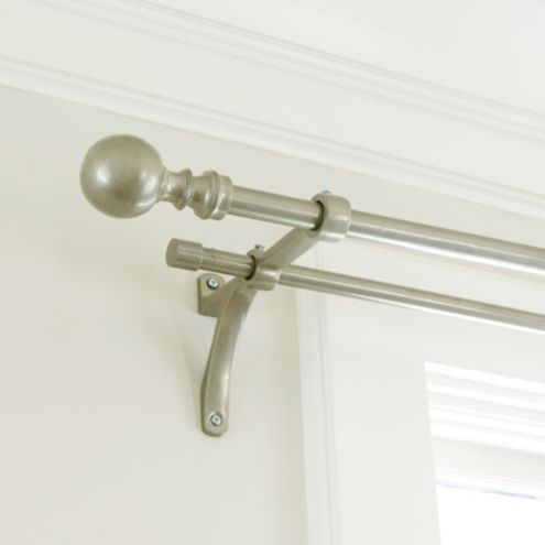 Deauville Finial Double Rod Set 60 108 Inch Ballard Designs