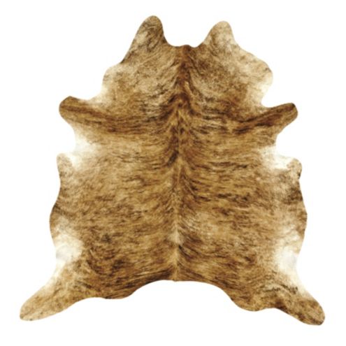 Natural Cowhide Rug Medium Brindle Ballard Designs