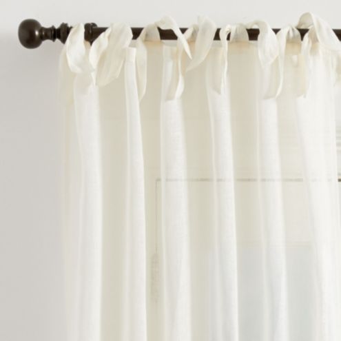 tie top curtains