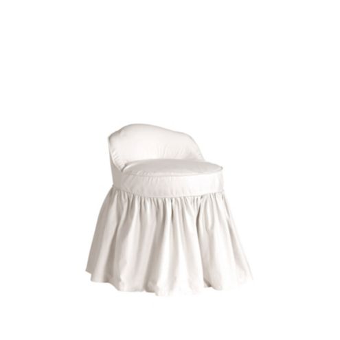 Swivel Stool Slipcover Ballard Designs, Vanity Stool With Skirt