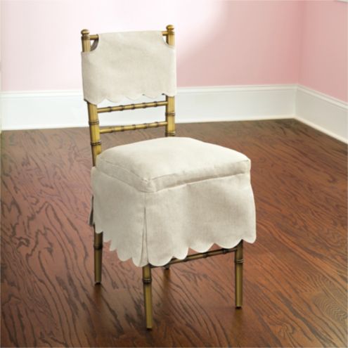 Bunny Williams Ballroom Folding Chair Short Slipcover