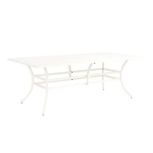 SK Directoire Welded Aluminum Rectangular Outdoor Coffee Table