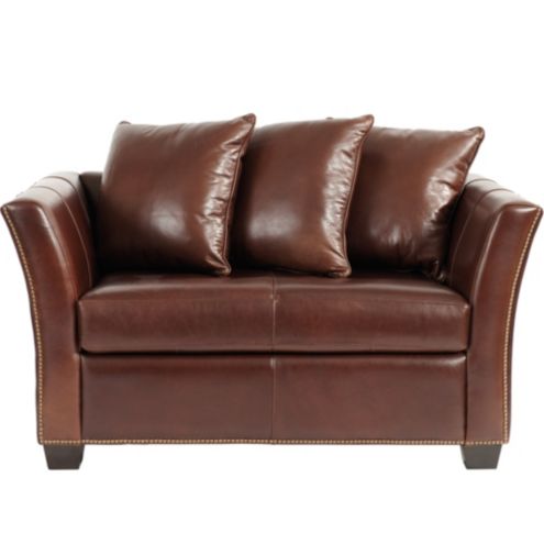 Tate Leather Twin Sleeper Chair, Leather Chair Sleeper