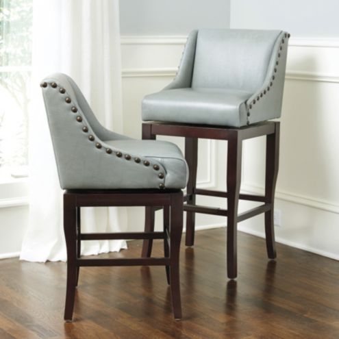 Marcello Leather Counter Stool, Marcello Bar Stools