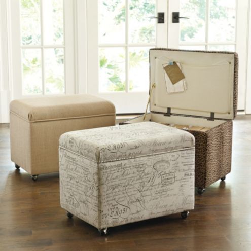 File Storage Ottoman Ballard Designs