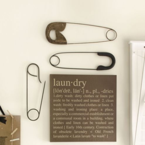 Set of 3 Safety Pin Plaques | Ballard 