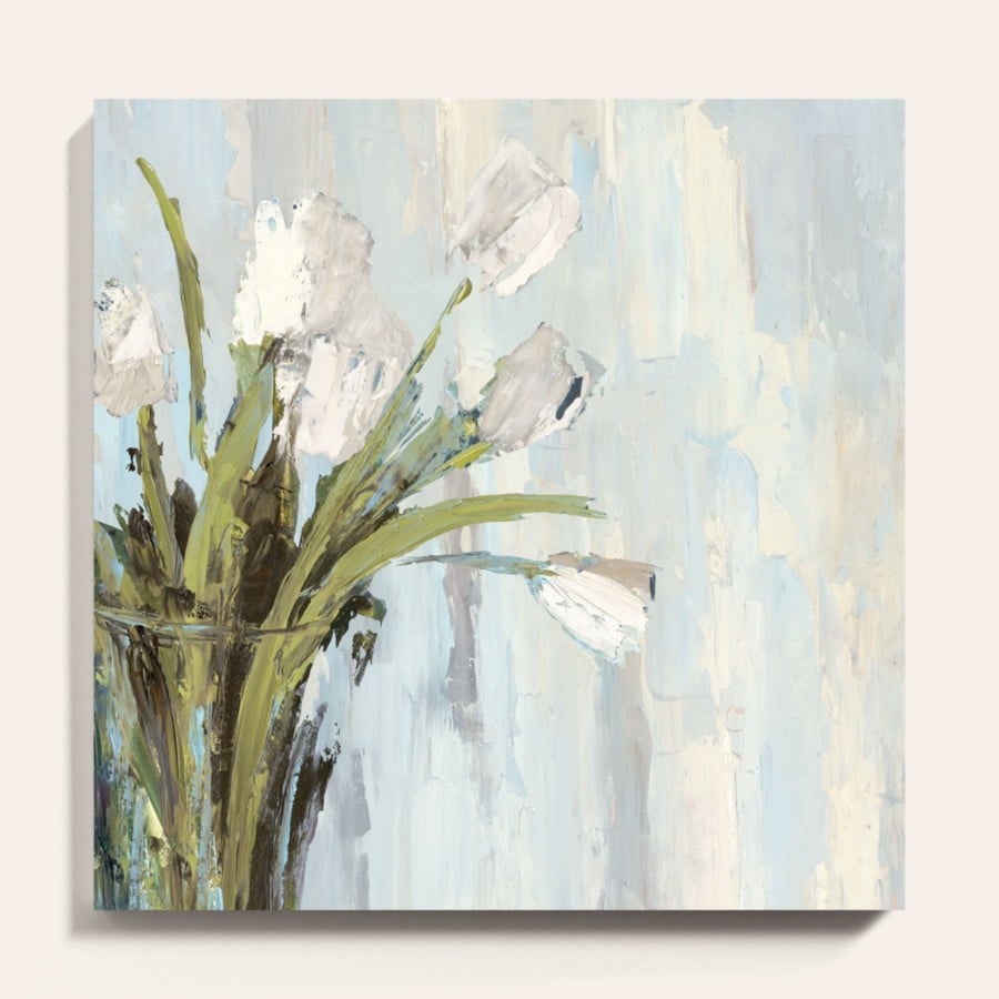 Tulips on Ivory
