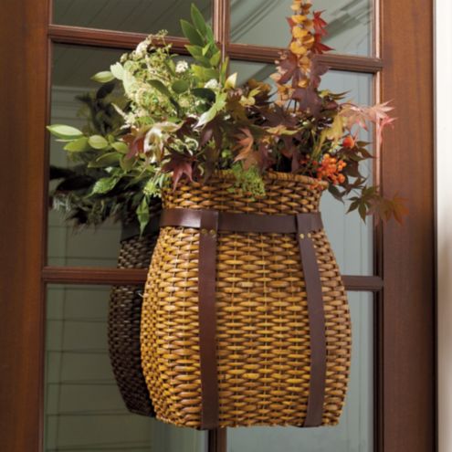 Adirondack Hanging Woven D�cor Basket