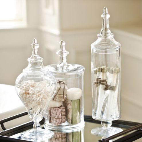 BFF Collection Set of 3 Assorted Glass Apothecary Decor Jars yesterday 