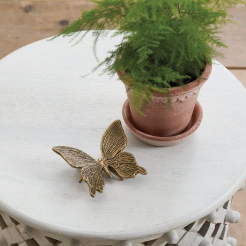 Butterfly D�cor Handmade Brass Table Accent Figurine