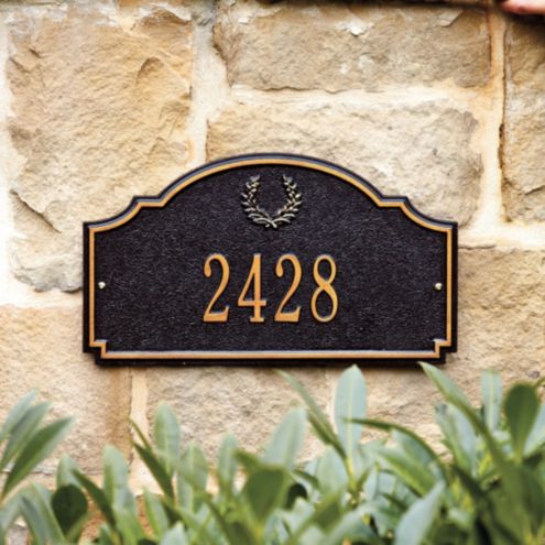 laurel address sign wall ballarddesigns