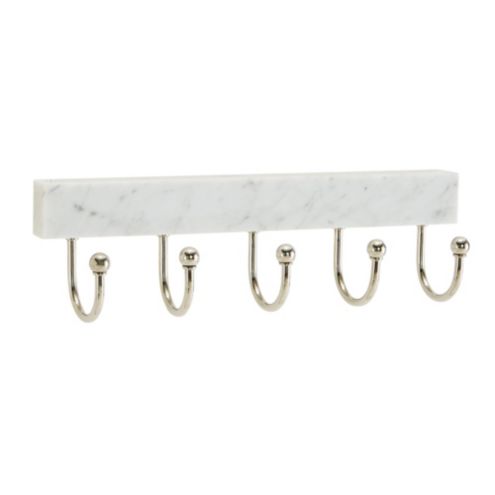 Polished Nickel Hooks & Racks