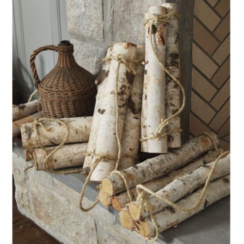 Decorative Birch logs