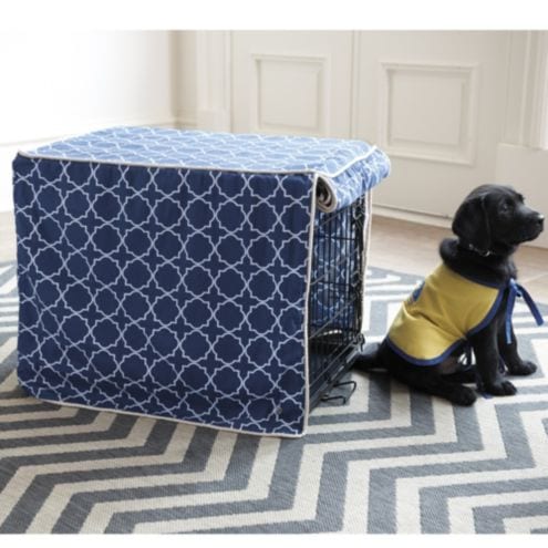 Trellis Pet Crate Cover | Ballard Designs
