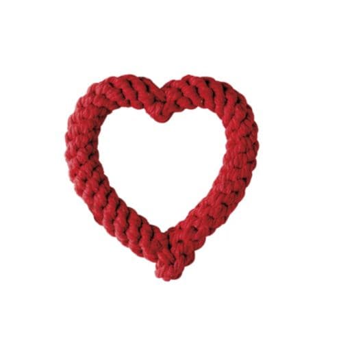 Red Heart Rope Dog Toy | Ballard Designs