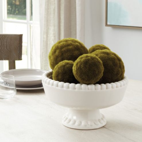 Moss Balls 4 Decorative Moss Balls Table Decor Moss Orbs Bowl Fillers  Farmhouse Tiered Tray Decor 