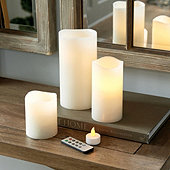 Remote Control Flameless Wax Candle