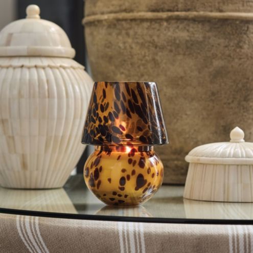 Tortoise Glass Candle