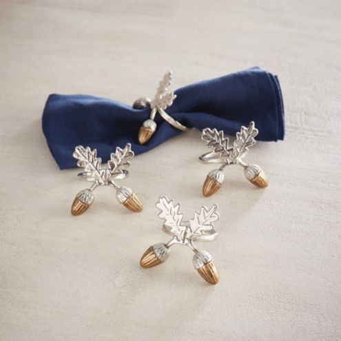 Acorn Napkin Rings - Set of 4