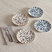 Leopard Accent Plates - Set of 4
