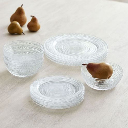 glass dinnerware