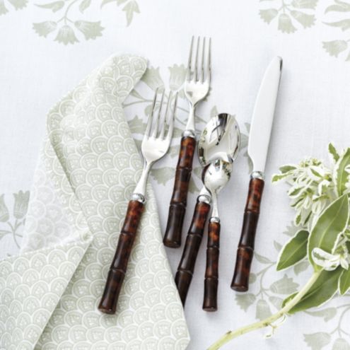 Bunny Williams Bamboo Tortoise Flatware