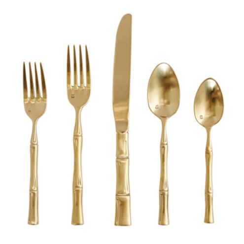 Pierre Bamboo 5-Piece Flatware Set