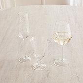 Ruby Etched Glassware - Set of 4