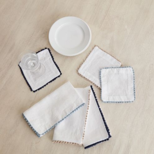Crochet Edge Napkins